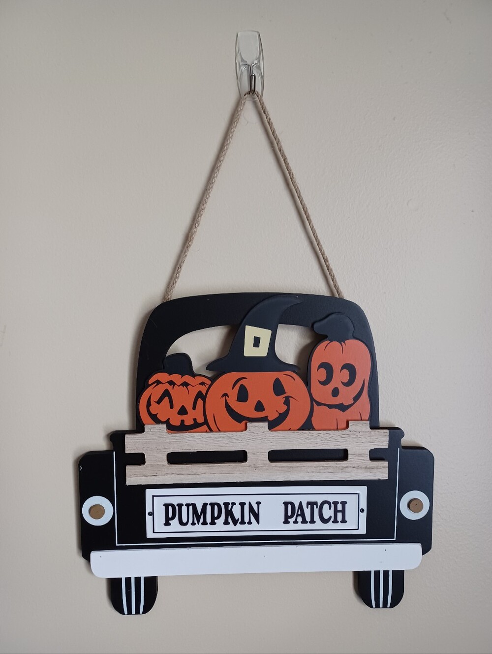 Pumpkin Patch Halloween Hanging Wall Sign Holiday Decorations Cute Spooky